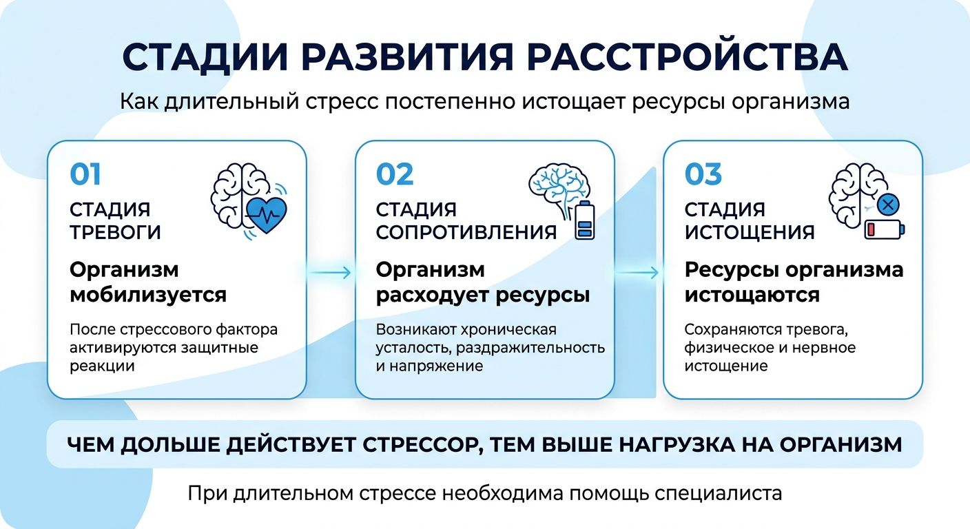 Лечение стресса в Кореизе инфографика